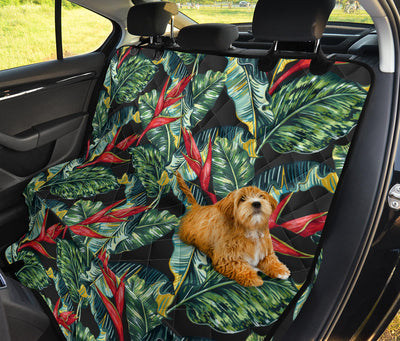 Bird Of Paradise Pattern Print Design BOP06 Rear Dog  Seat Cover