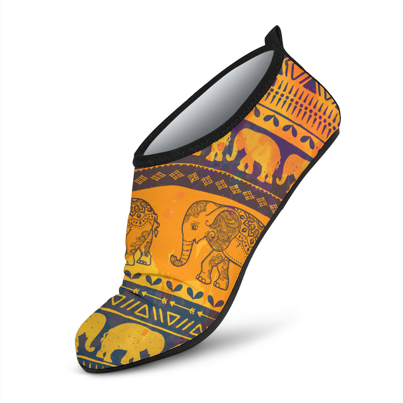 Elephant Aztec Aqua Water Shoes