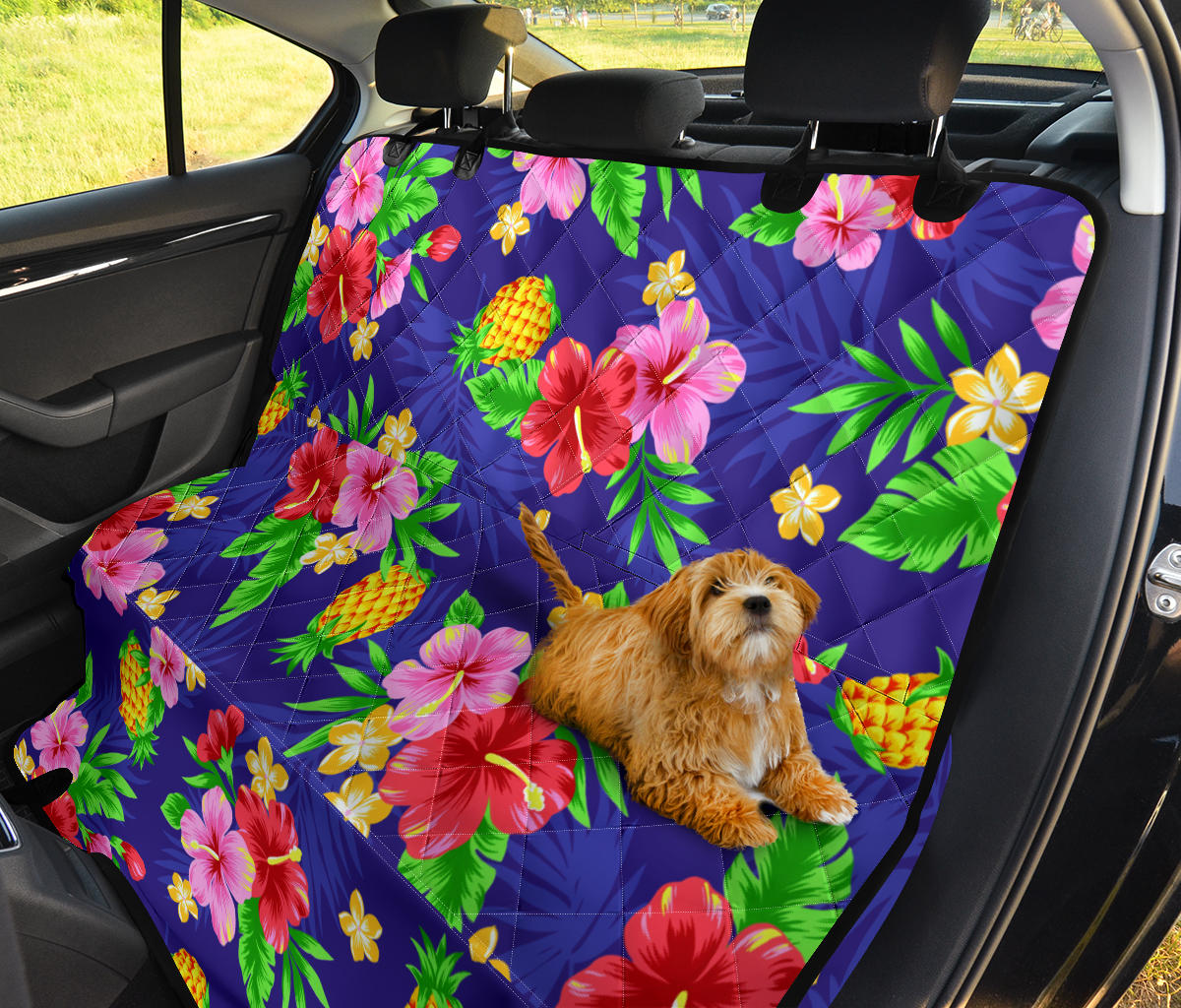 Hawaiian Themed Pattern Print Design H05 Rear Dog  Seat Cover