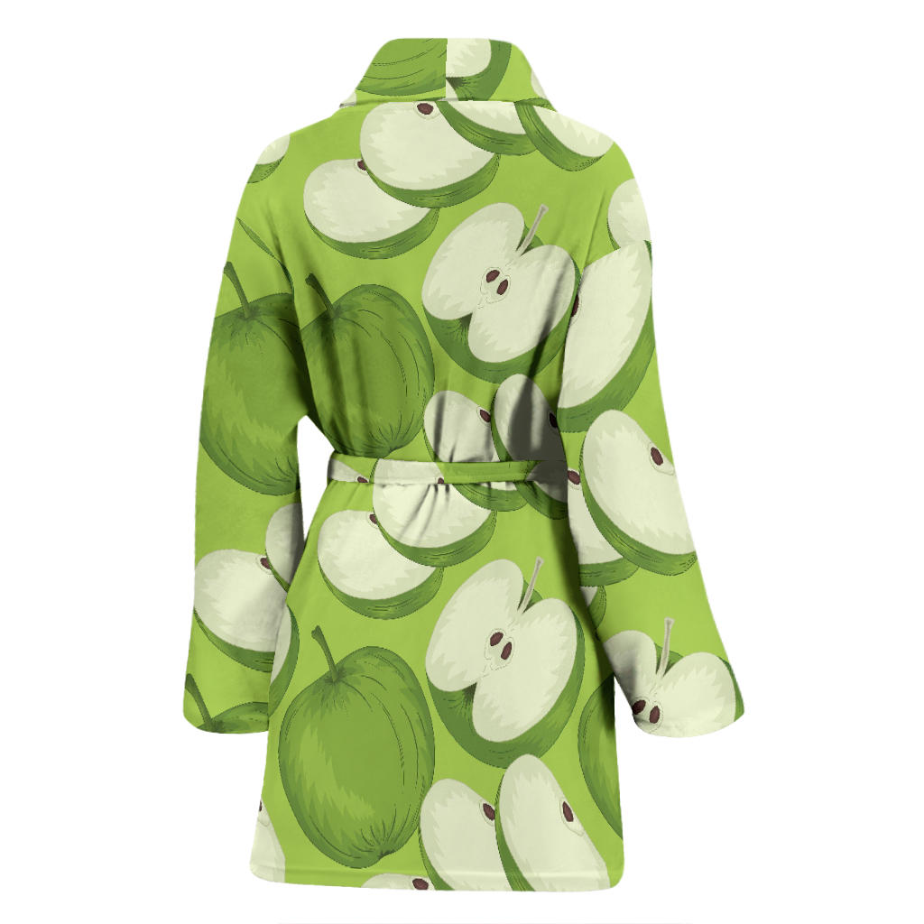 Apple Pattern Print Design AP010 Women Bathrobe