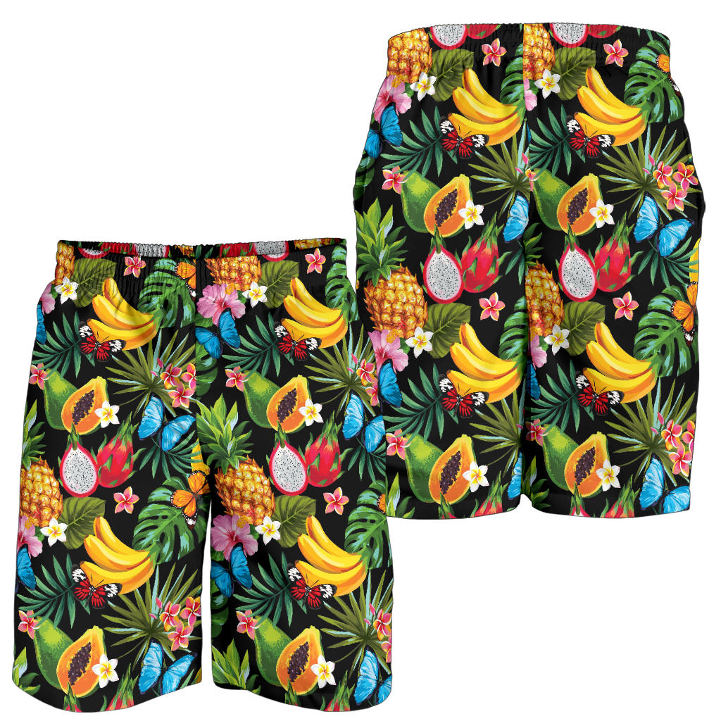 Tropical Fruits Pattern Print Design TF04 Mens Shorts