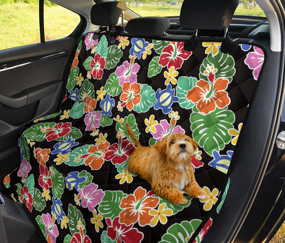 Hawaiian Themed Pattern Print Design H010 Rear Dog  Seat Cover