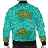 Sea Turtle Pattern Print Design T010 Men Bomber Jacket