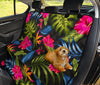 Bird Of Paradise Pattern Print Design BOP014 Rear Dog  Seat Cover