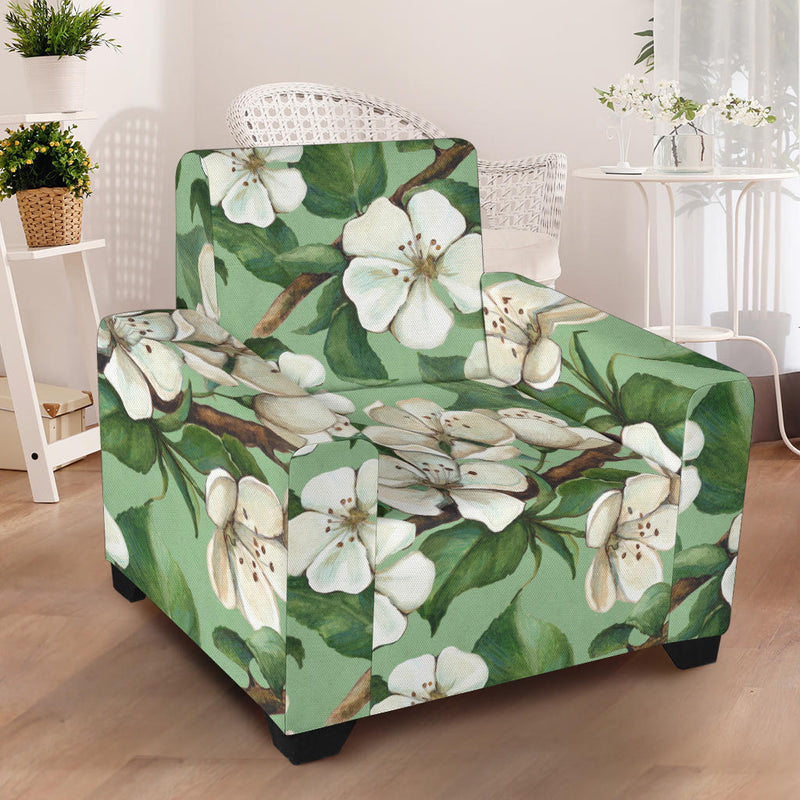 Apple blossom Pattern Print Design AB02 Armchair Slipcover