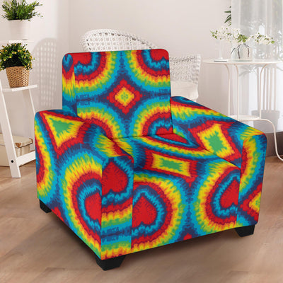 Tie Dye Heart shape Armchair Slipcover