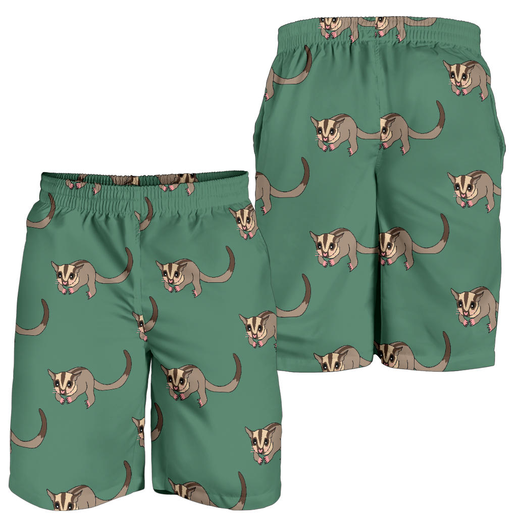 Sugar Glider Pattern Print Design 01 Mens Shorts