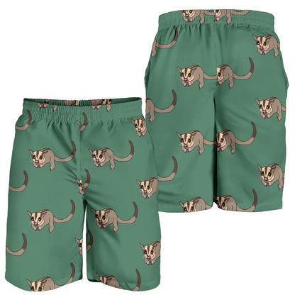 Sugar Glider Pattern Print Design 01 Mens Shorts
