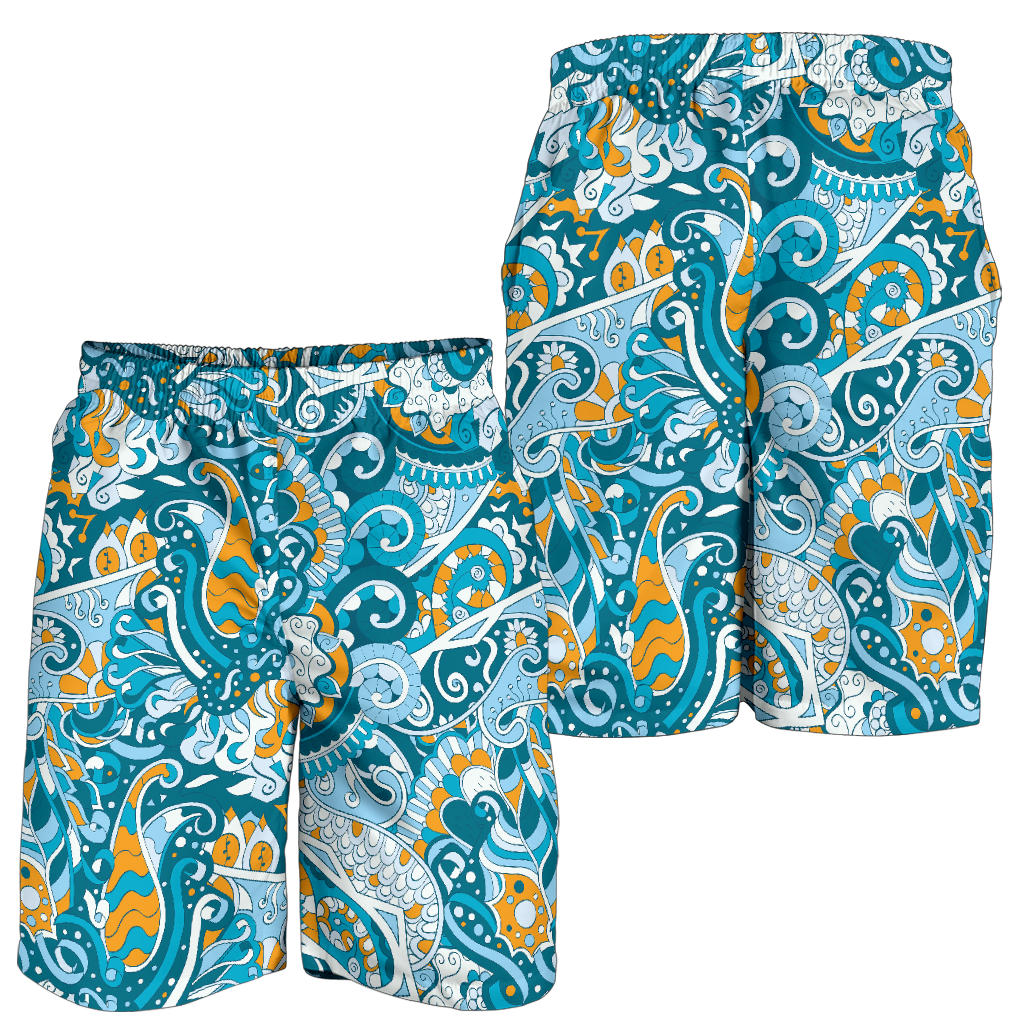Funky Retro Pattern Print Design A03 Mens Shorts