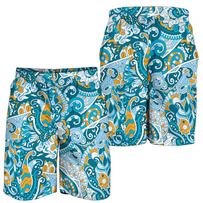 Funky Retro Pattern Print Design A03 Mens Shorts