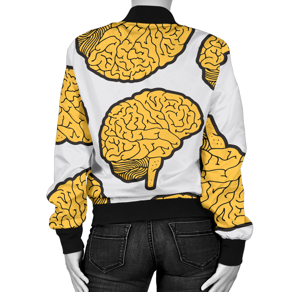 Psychology Pattern Print Design A01 Women's Bomber Jacket