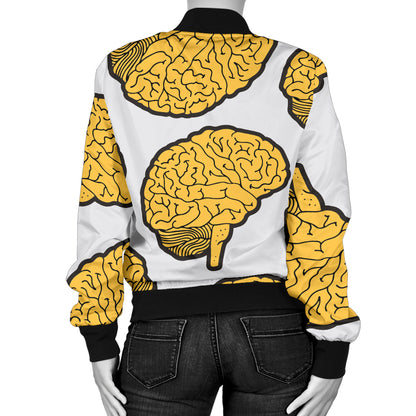Psychology Pattern Print Design A01 Women's Bomber Jacket