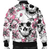 Cherry Blossom Pattern Print Design CB03 Men Bomber Jacket