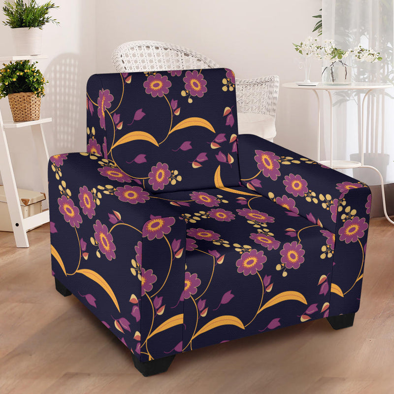 Anemone Pattern Print Design AM012 Armchair Slipcover
