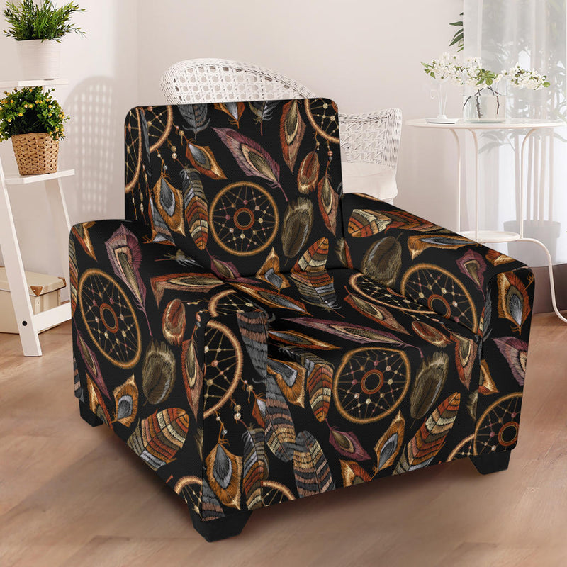 Dream catcher embroidered style Armchair Slipcover