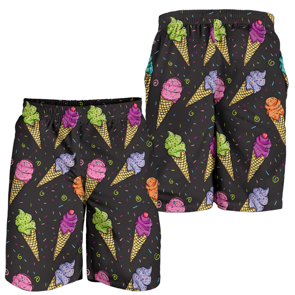 Ice Cream Pattern Print Design IC06 Mens Shorts