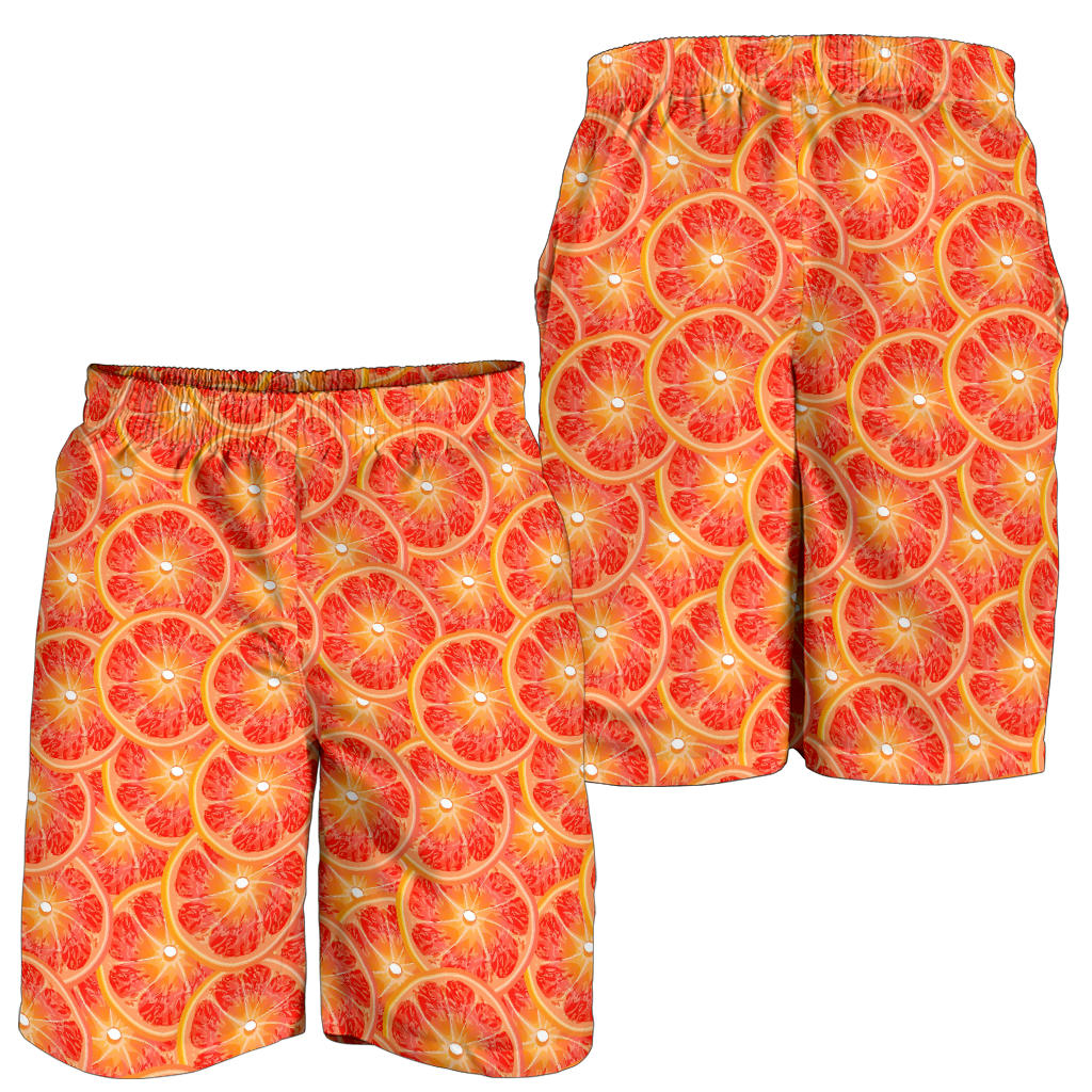 Grapefruit Pattern Print Design GF06 Mens Shorts