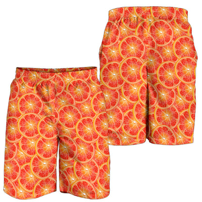 Grapefruit Pattern Print Design GF06 Mens Shorts