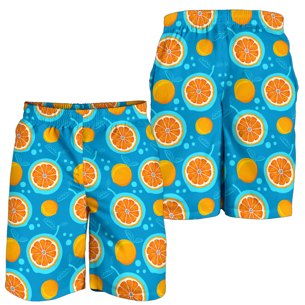 Grapefruit Pattern Print Design GF03 Mens Shorts