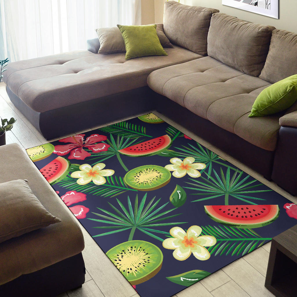 Tropical Fruits Pattern Print Design TF05 Area Rugs