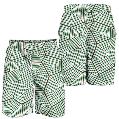 Sea Turtle Skin Print Mens Shorts