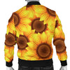 Sunflower Pattern Print Design SF07 Men Bomber Jacket