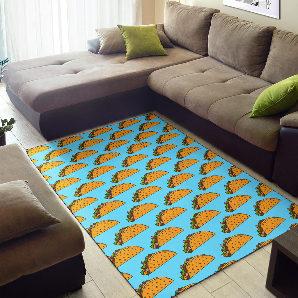 Taco Pattern Print Design TC03 Area Rugs