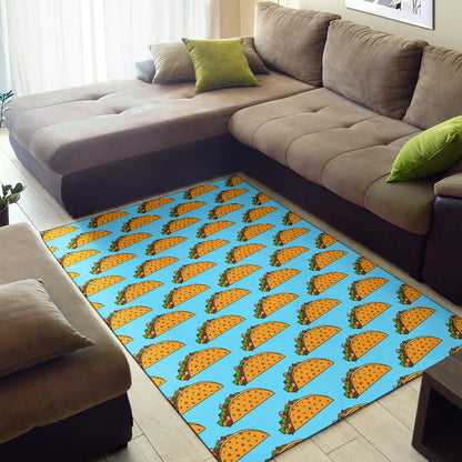 Taco Pattern Print Design TC03 Area Rugs