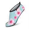 Cherry Blossom Pattern Print Design CB04 Aqua Water Shoes