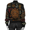 Polynesian Pattern Print Design A04 Women's Bomber Jacket