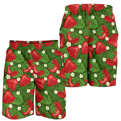 Strawberry Pattern Print Design SB05 Mens Shorts