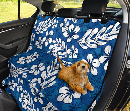 Plumeria Pattern Print Design PM015 Rear Dog  Seat Cover