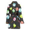 Lollipop Pattern Print Design LL02 Women Bathrobe