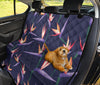 Bird Of Paradise Pattern Print Design BOP015 Rear Dog  Seat Cover