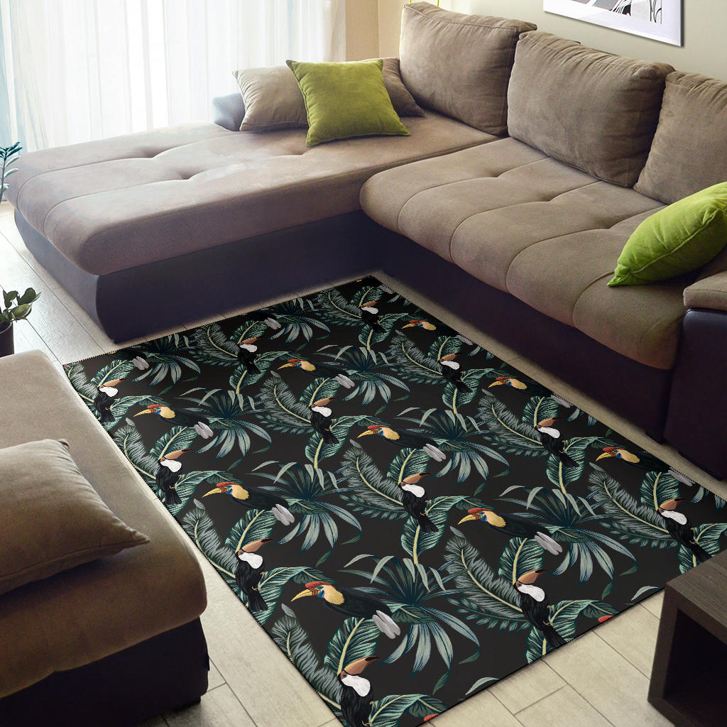 Rainforest Pattern Print Design RF06 Area Rugs