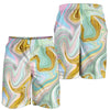 Gold Sweet Marble Mens Shorts