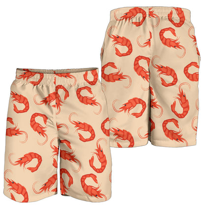 Prawn Pattern Print Design 02 Mens Shorts