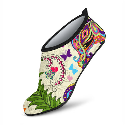 Butterfly Colorful Indian Style Aqua Water Shoes