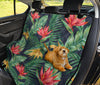 Bird Of Paradise Pattern Print Design BOP09 Rear Dog  Seat Cover