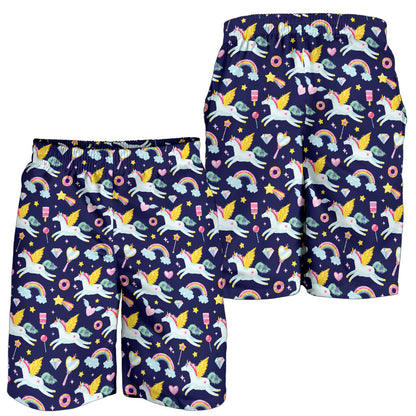 Pegasus Pattern Print Design 05 Mens Shorts
