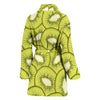 Kiwi Pattern Print Design KW07 Women Bathrobe