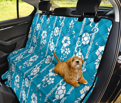 Hawaiian Themed Pattern Print Design H025 Rear Dog  Seat Cover