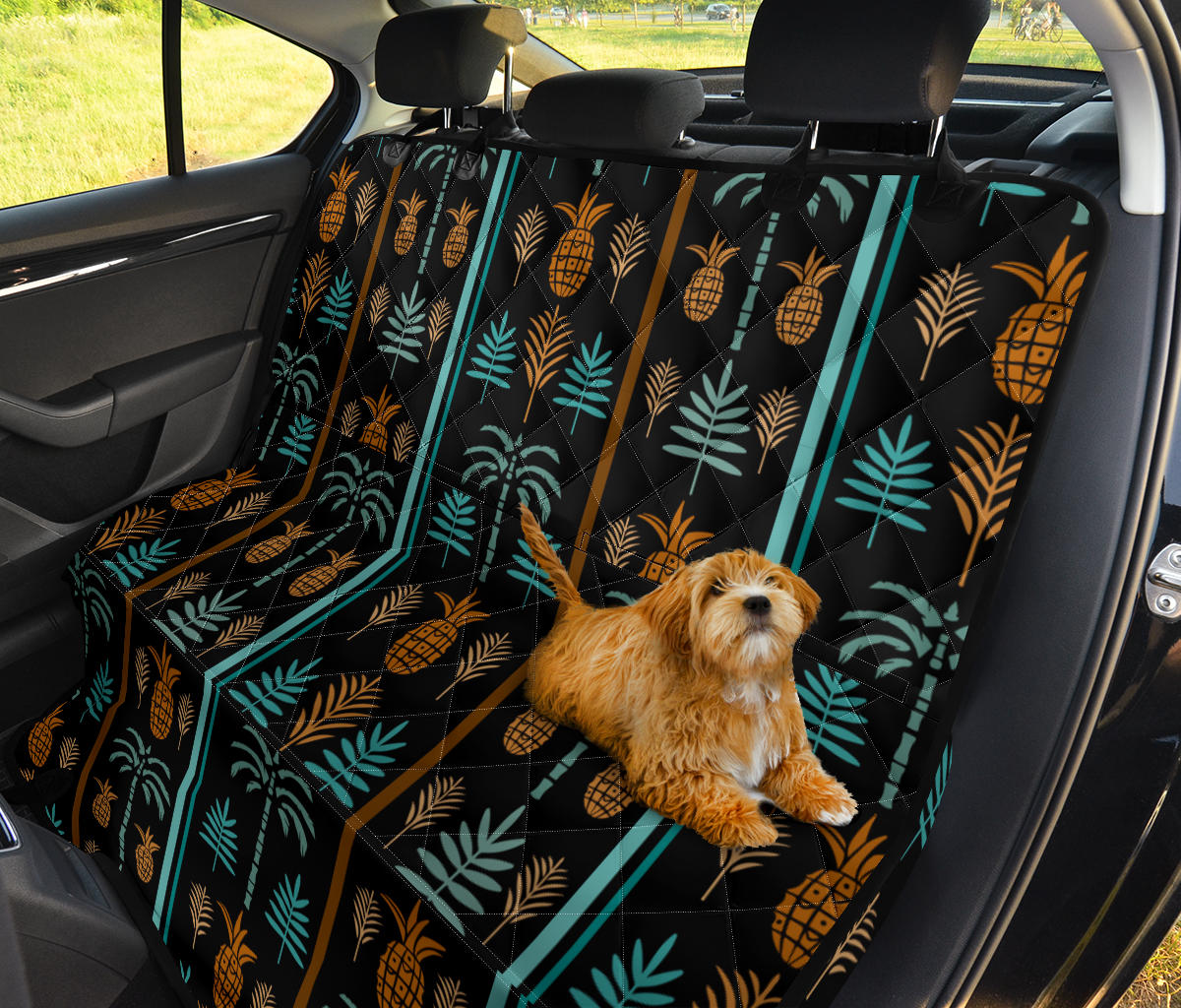 Hawaiian Themed Pattern Print Design H023 Rear Dog  Seat Cover