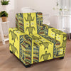 Polynesian Turtle Hawaiian Design Print Armchair Slipcover