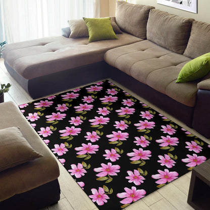 Magnolia Pattern Print Design MAG06 Area Rugs