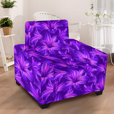 Amaryllis Pattern Print Design AL03 Armchair Slipcover