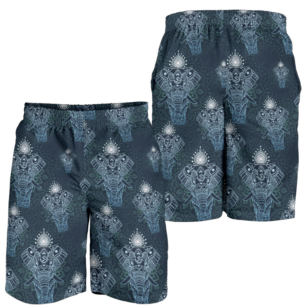Elephant Mandala Mens Shorts
