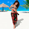 Camellia Pattern Print Design CM07 Sarong Pareo Wrap