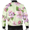 Apple blossom Pattern Print Design AB05 Men Bomber Jacket