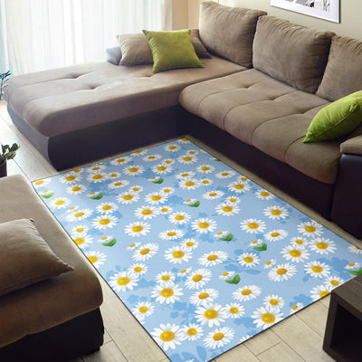 Daisy Pattern Print Design DS010 Area Rugs